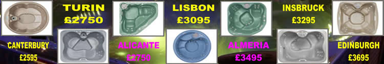 new cheap hot tub eurospa range
